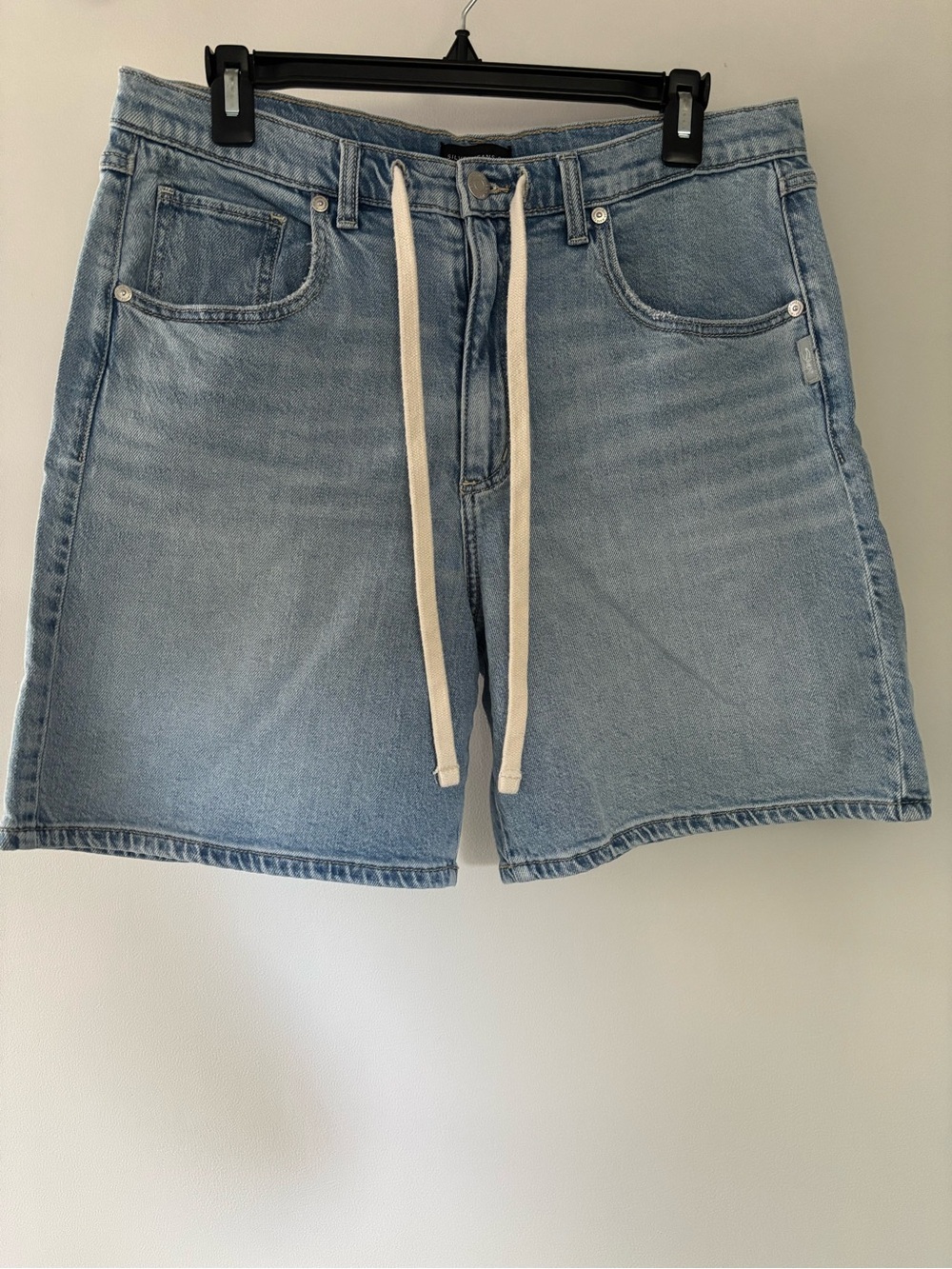 Silver Jeans Light Wash Denim Shorts with Drawstring